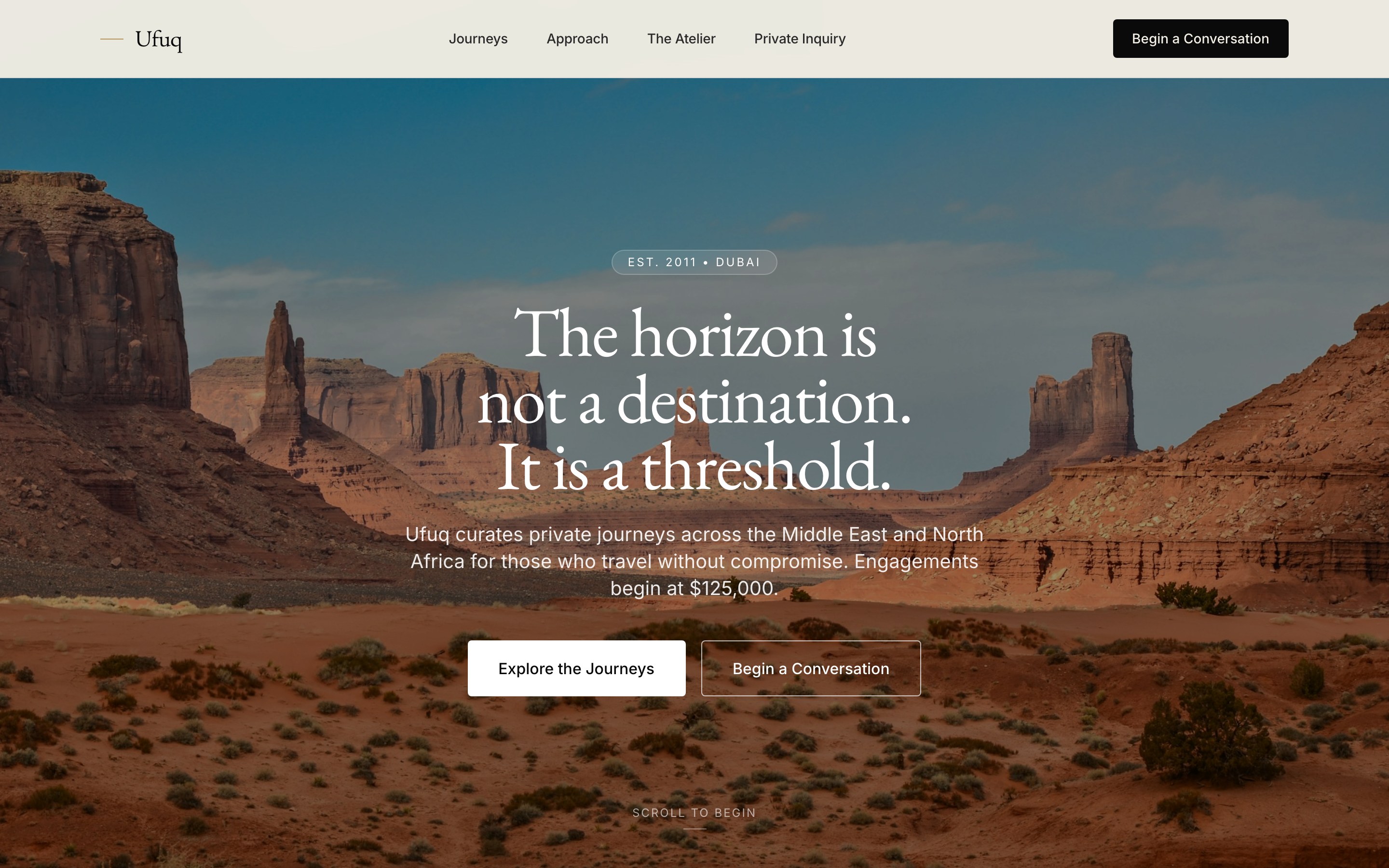 Above-the-fold screenshot of the website generated by Grok Build 0.1